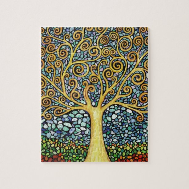 Baum Des Lebens Puzzle Zazzle.de