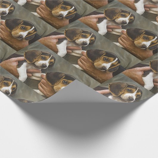 Mein Beagle Buddies Geschenkpapier (Ecke)