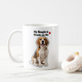 Mein Beagle klebt an mir Hunde-Liebhaber Kaffeetasse