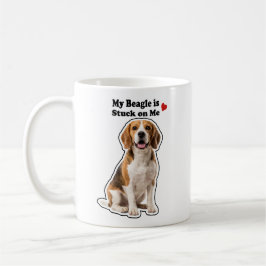 Mein Beagle klebt an mir Hunde-Liebhaber Kaffeetasse