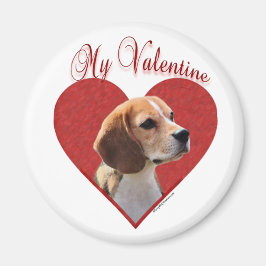 Mein Beagle Valentine Magnet