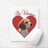 Mein Beagle Valentine Mousepad (Mit Mouse)