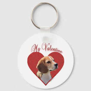 Mein Beagle Valentine Schlüsselanhänger
