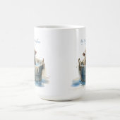 Mein Becher fließt über - Psalm 23 Kaffeetasse (Mittel)