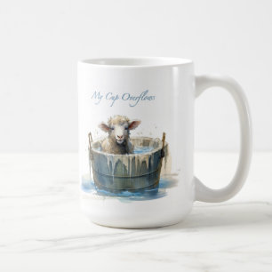 Mein Becher fließt über - Psalm 23 Kaffeetasse