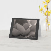 Mein Beileid Karte (Gelbe Blume)