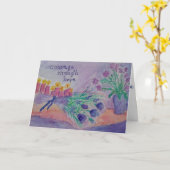 Mein Beileid Karte (Gelbe Blume)