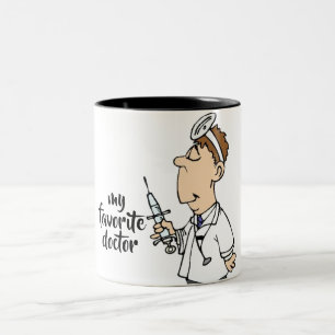 ***MEIN BELIEBTER ARZT*** ZweittonKAFFEE-TASSE Zweifarbige Tasse