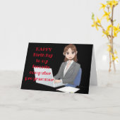 MEIN BELIEBTER *COMPUTERPROGRAMM* GEBURTSTAG WÜNSC KARTE (Gelbe Blume)