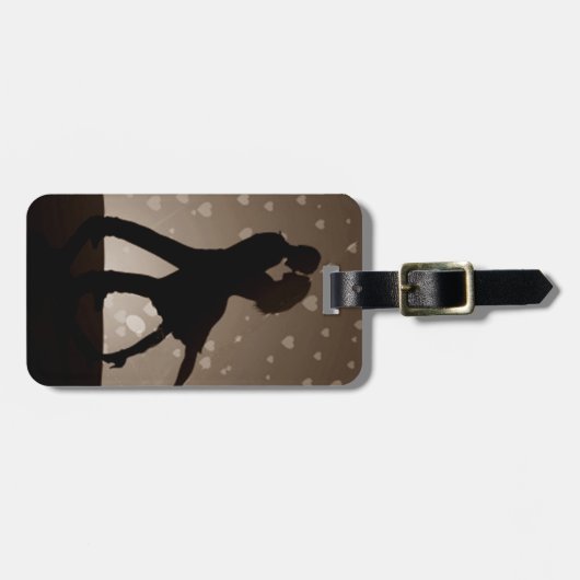 MEIN BELIEBTER PARTNER LUGGAGE TAG GEPÄCKANHÄNGER (Vorderseite horizontal)