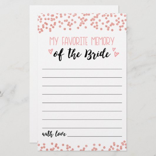 Mein beliebtes Memory Brautparty oder Hen Party (Vorne/Hinten)