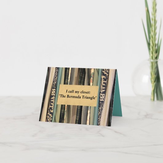 Mein Bermuda-Dreieck Karte (Vorderseite)