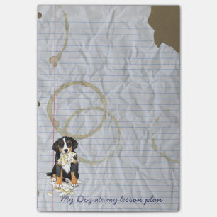 Mein Berner aß meinen Unterrichtsplan Post-it Klebezettel
