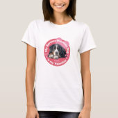 Mein Berner Hund ist mein Valentiner Trendy T-Shirt (Vorderseite)