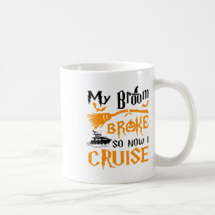 Mein Besen ist kaputt, also cruise ich jetzt lusti Kaffeetasse