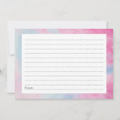 MEIN BESONDERES MEMORY VON IHNEN Foto Condolence C Einladung (Rückseite)