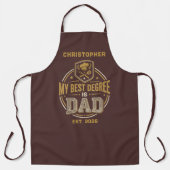 Mein bester Abschluss ist Dad - Vatertag Schürze (Vorderseite)