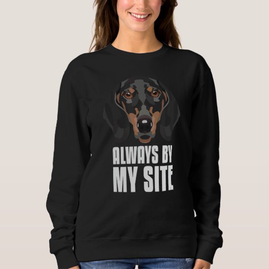 Mein bester Buddy, Dackel Sweatshirt (Vorderseite)