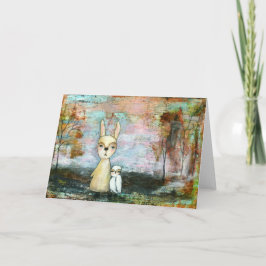 Mein bester Freund, Baby Kaninchen, Babyschale Abs Karte