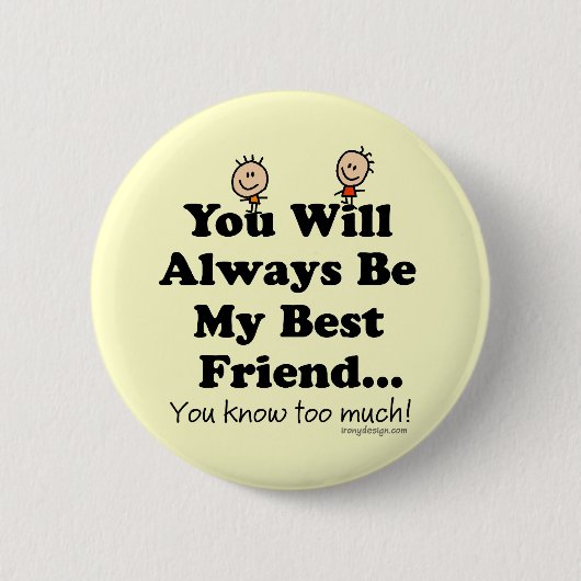 Mein bester Freund Button (Vorderseite)