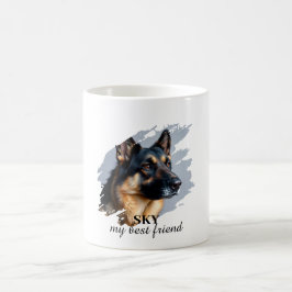 "Mein bester Freund" Custom Dog Foto Tasse