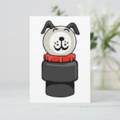 Mein bester Freund Dankeskarte (Stehend Vorderseite)