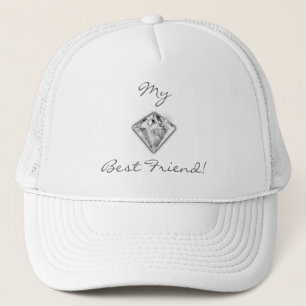 Mein bester Freund Diamond Hat Truckerkappe