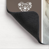 Mein bester Freund Foto Personalisiert Mousepad (Ecke)