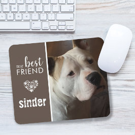 Mein bester Freund Foto Personalisiert Mousepad