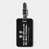 Mein bester Freund Gepäckanhänger (Vorderseite vertikal)