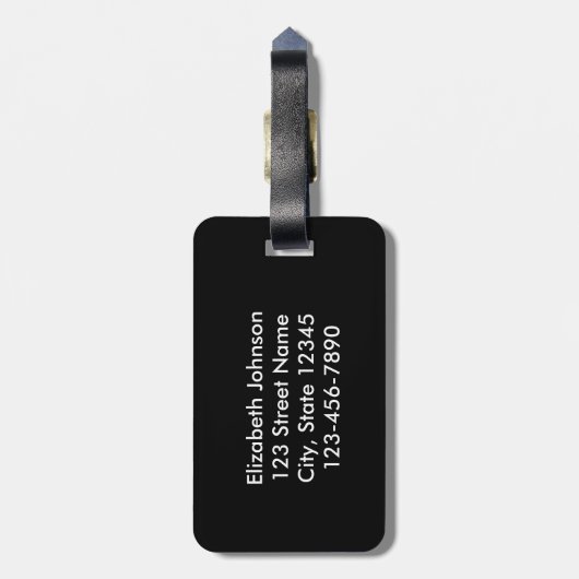 Mein bester Freund Gepäckanhänger (Rückseite vertikal)