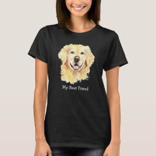Mein bester Freund Golden Retriever Hund Haustier T-Shirt