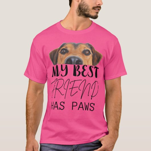 Mein bester Freund hat Beinfreunde T-Shirt (Vorderseite)