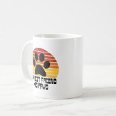 Mein bester Freund hat Pfoten Kaffeetasse (Vorderseite Links)