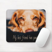 Mein bester Freund hat Pfotenhund, Puppy Meme Mousepad (Mit Mouse)