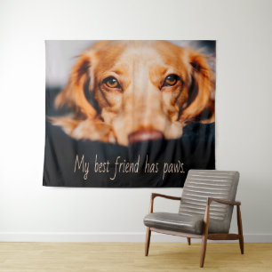 Mein bester Freund hat Pfotenhund, Puppy Meme Wandteppich
