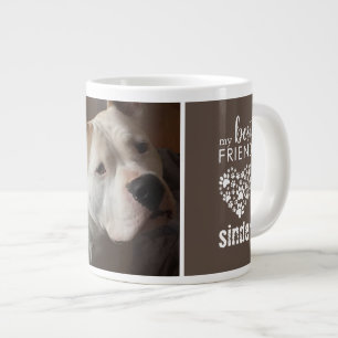 Mein bester Freund Haustier Hund Foto Personalisie Jumbo-Tasse