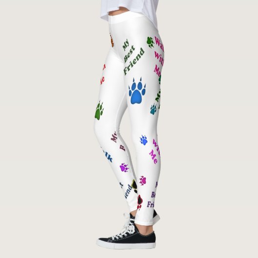 Mein bester Freund-Hundekuh Leggings (Links)