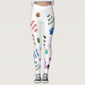 Mein bester Freund-Hundekuh Leggings (Vorderseite)
