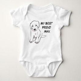 Mein bester Freund-Hundename Baby Strampler