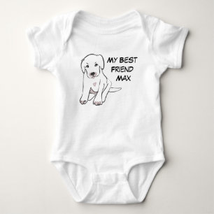 Mein bester Freund-Hundename Baby Strampler