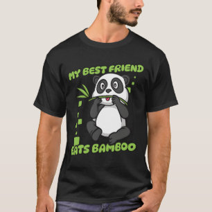 Mein bester Freund isst Bambus-Panda-Bär-Freund vi T-Shirt