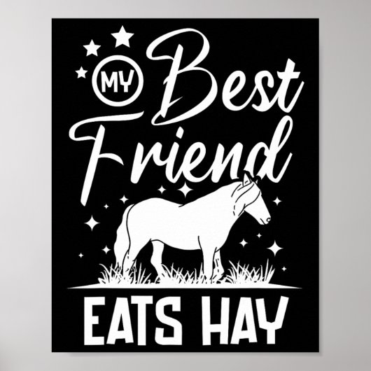 Mein bester Freund isst Hay Poster (Vorne)