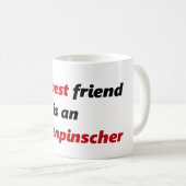 Mein bester Freund ist Affenpinscher Kaffeetasse (VorderseiteRechts)