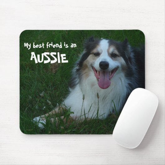 Mein bester Freund ist ein Australier! Mousepad (Mit Mouse)