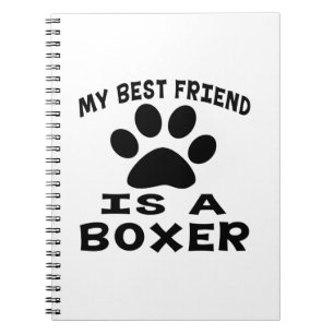 Mein bester Freund ist ein Boxer Notizblock