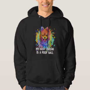 Mein bester Freund ist ein Puffball Pomeranian Hu Hoodie