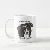 Mein bester Freund ist ein schwarzer u. weißer Kaffeetasse (Links)