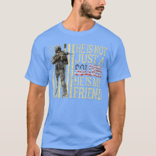 Mein bester Freund ist ein Soldat Stolz Army Freun T-Shirt
