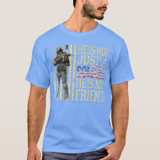 Mein bester Freund ist ein Soldat Stolz Army Freun T-Shirt